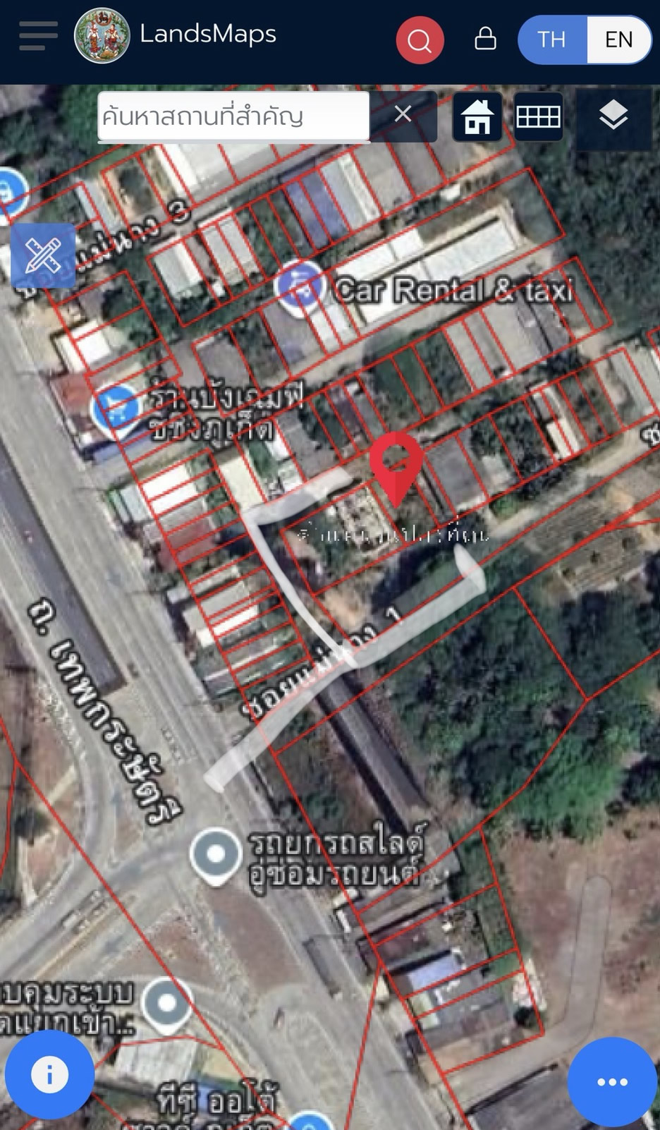 แผนที่ทำเล ขายบ้าน จ.ภูเก็ต